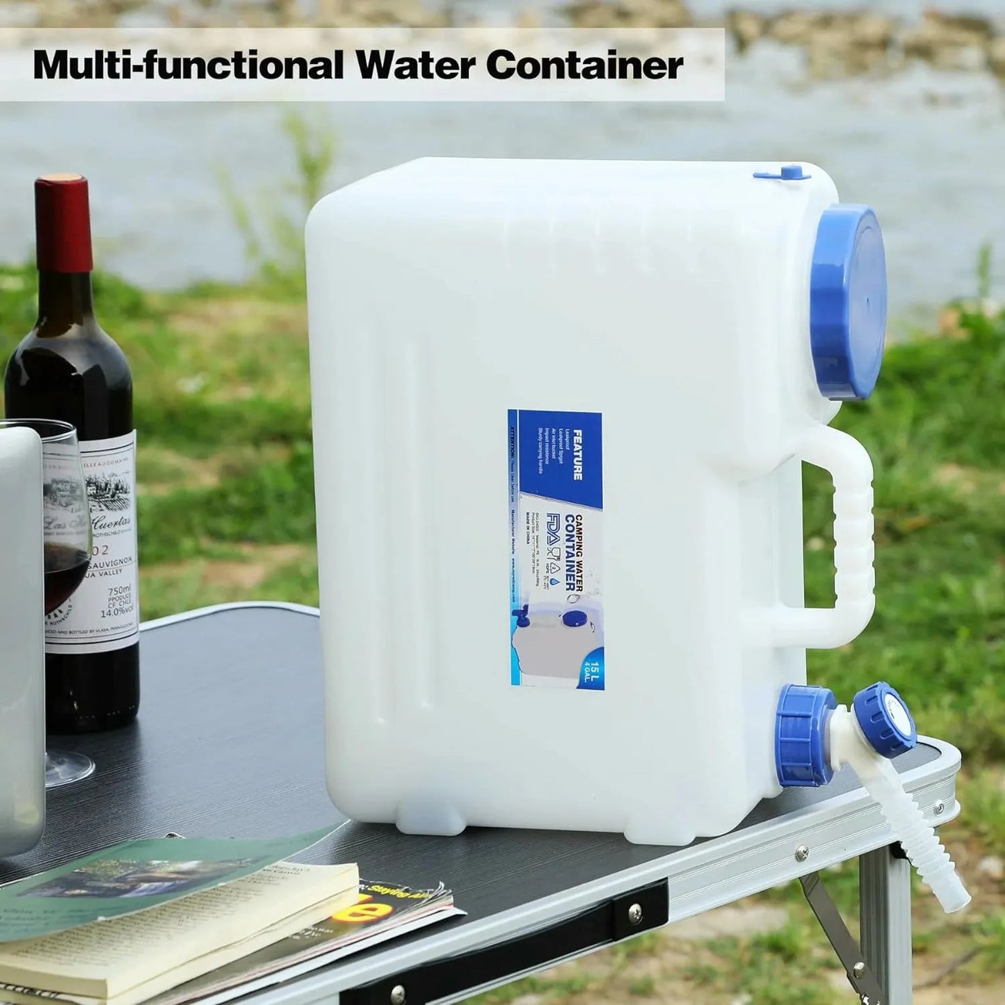 REDCAMP Portable Water Container with Spigot