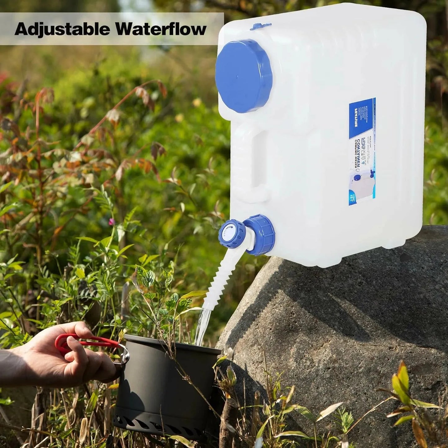 REDCAMP Portable Water Container with Spigot