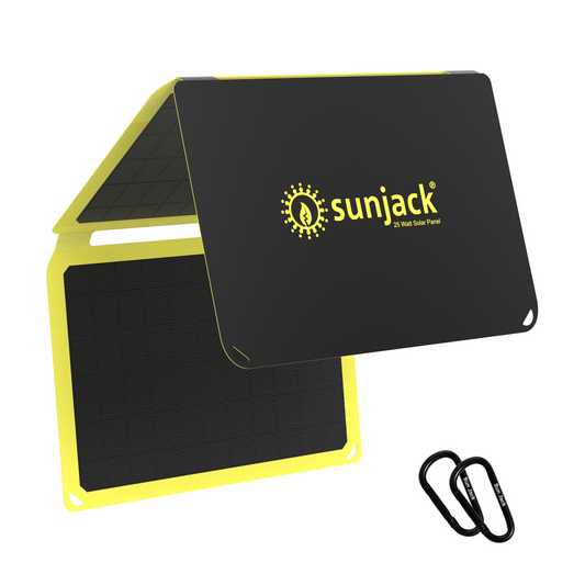 SunJack 25W foldable ETFE solar panel charger, panel only