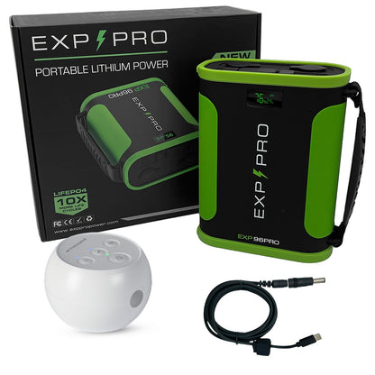EXP96PRO APEX Battery (CPAP DC Cord Included)